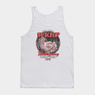 WKRP Turkey Drop Tank Top